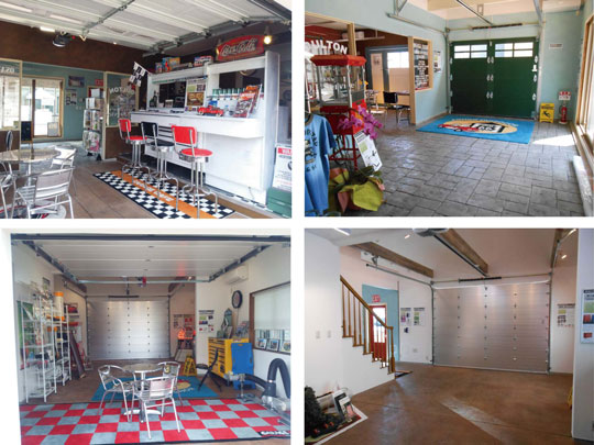 大阪ガレージ展示場 内装デコレーション