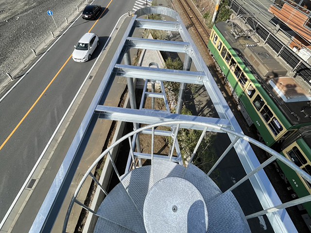 鉄骨外階段/株式会社寿産業