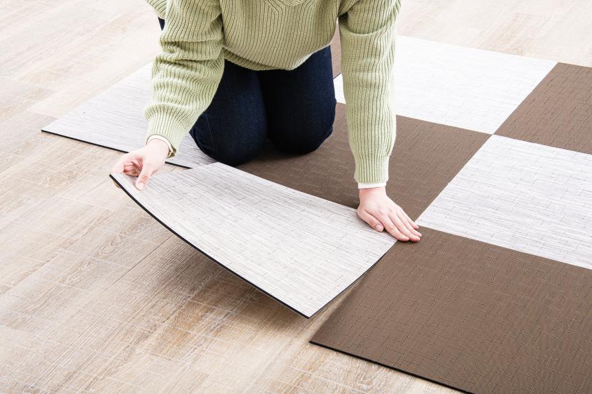 和モダン床タイル【ReFace Tile】