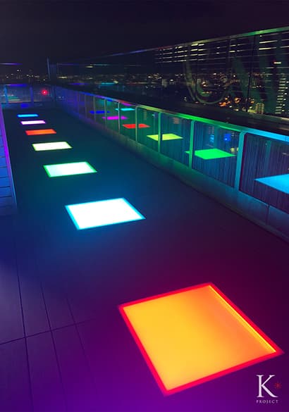 LED内蔵導光板【ルミシートRGB】