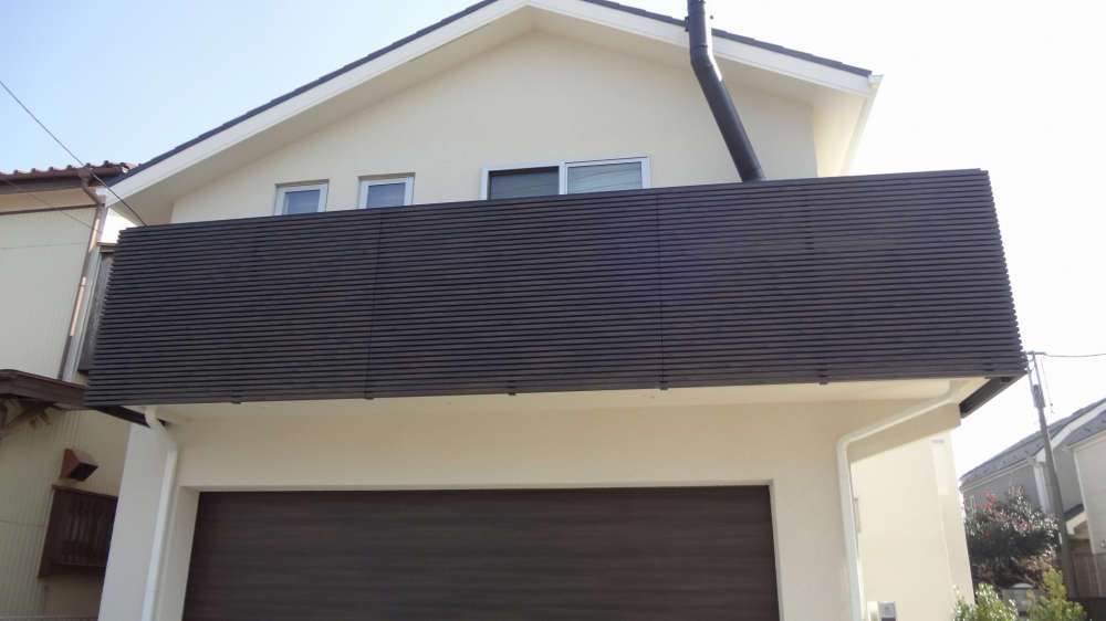 アルミ手すりWill Line「木目調格子」