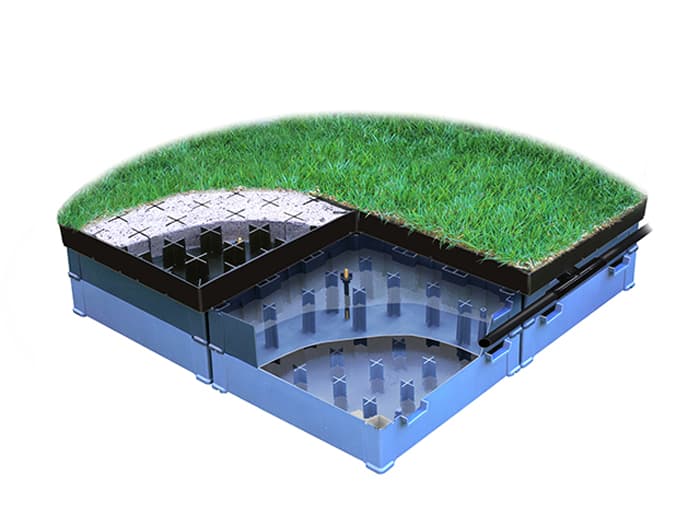 スクエアターフ洪水無用