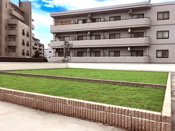 スクエアターフ洪水無用