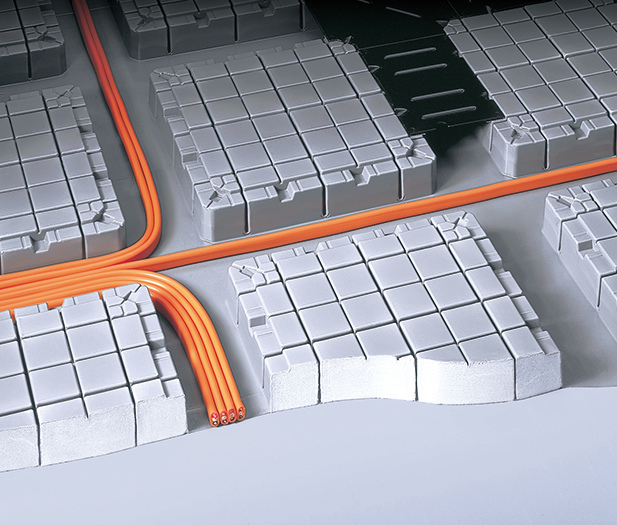 10年保証付 低床OAフロア “ネットワークフロア”