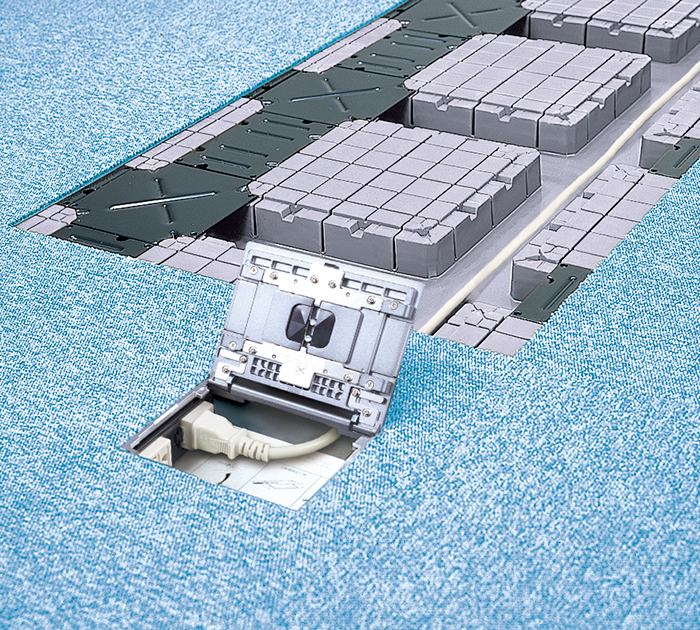 10年保証付 低床OAフロア “ネットワークフロア”