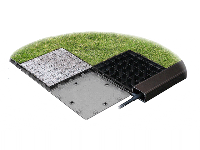 【3年保証付き】耐風圧設計の屋上緑化システム“スクエアターフLight”
