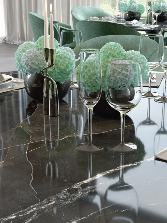 LAMINAM 大判磁器質セラミックタイル(DIAMONDシリーズ/黒系)/ラミナムジャパン株式会社