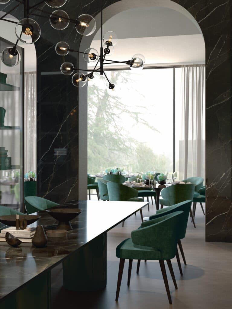 LAMINAM 大判磁器質セラミックタイル(DIAMONDシリーズ/黒系)