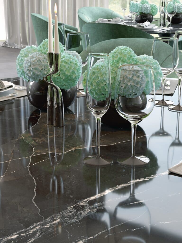 LAMINAM 大判磁器質セラミックタイル(DIAMONDシリーズ/黒系)