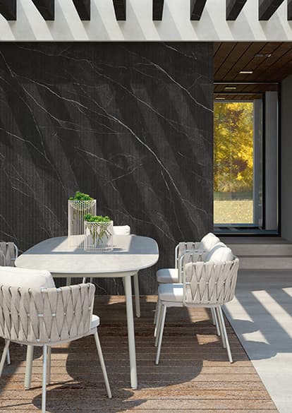 LAMINAM 大判磁器質セラミックタイル(DIAMONDシリーズ/黒系)