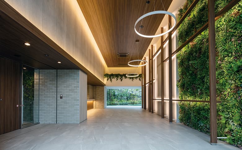 【マンション施工事例】 大判磁器質セラミックタイル