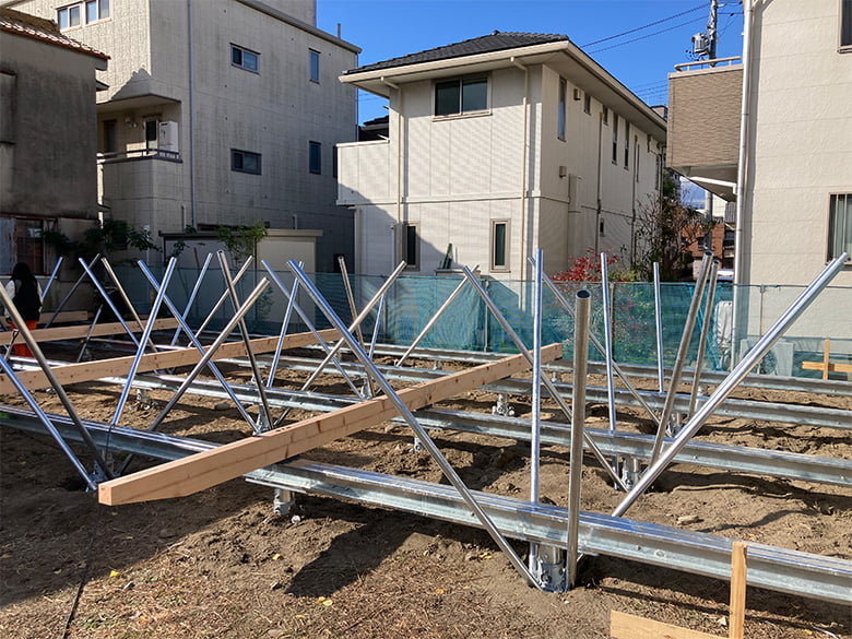 スパイクフレーム工法