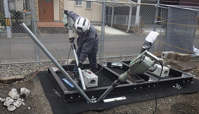 スパイクフレーム工法