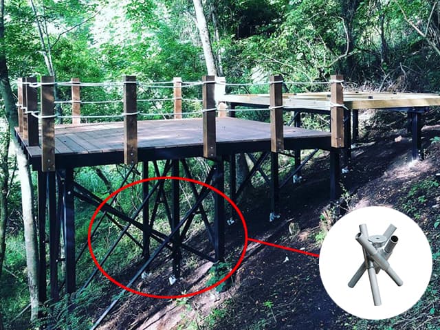 スパイクフレーム工法