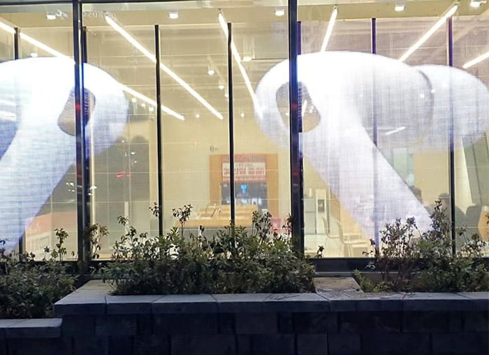 透過フィルムLED