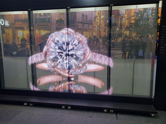 透過フィルムLED