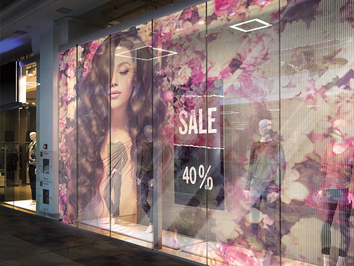 透過フィルムLED