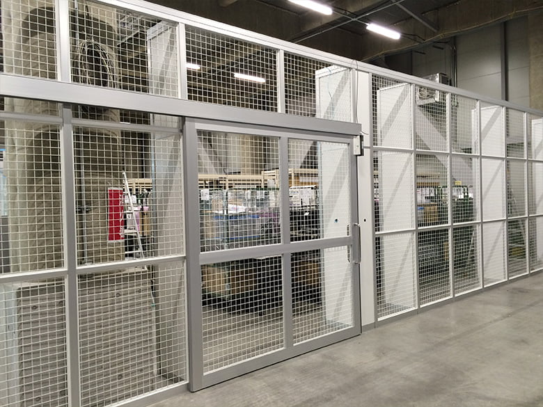 【材工承ります】メッシュパーティション【ファクトリーブース】