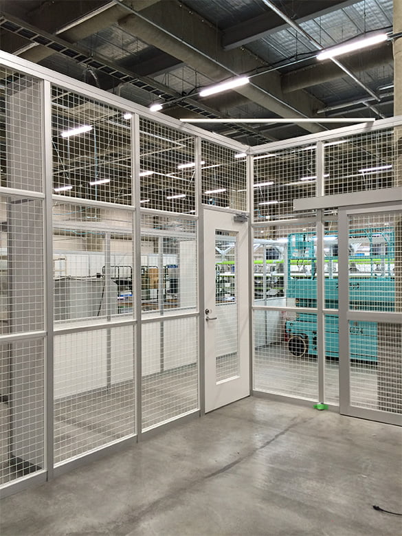 【材工承ります】メッシュパーティション【ファクトリーブース】