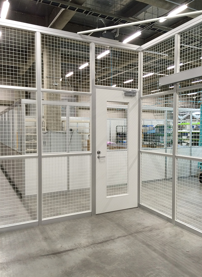 【材工承ります】メッシュパーティション【ファクトリーブース】