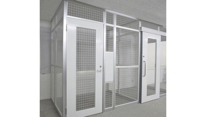 【材工承ります】メッシュパーティション【ファクトリーブース】