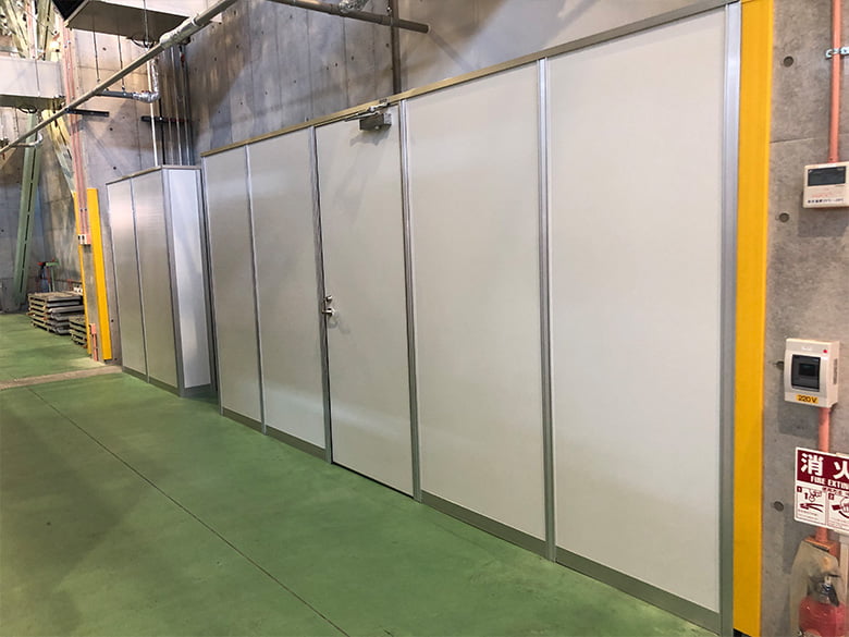 【材工承ります】自立型アルミパーティション