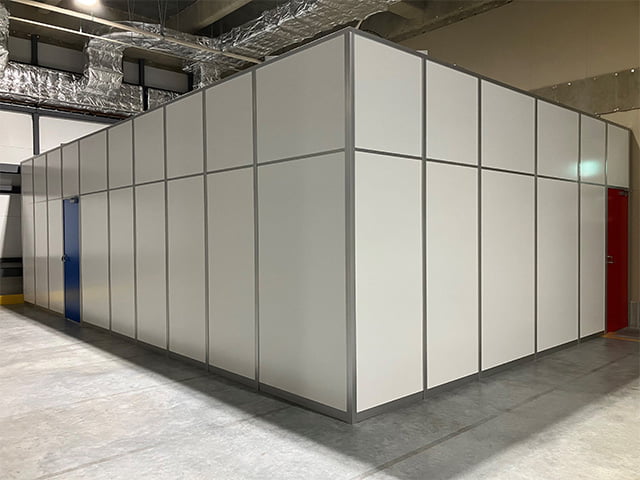 【材工承ります】自立型アルミパーティション