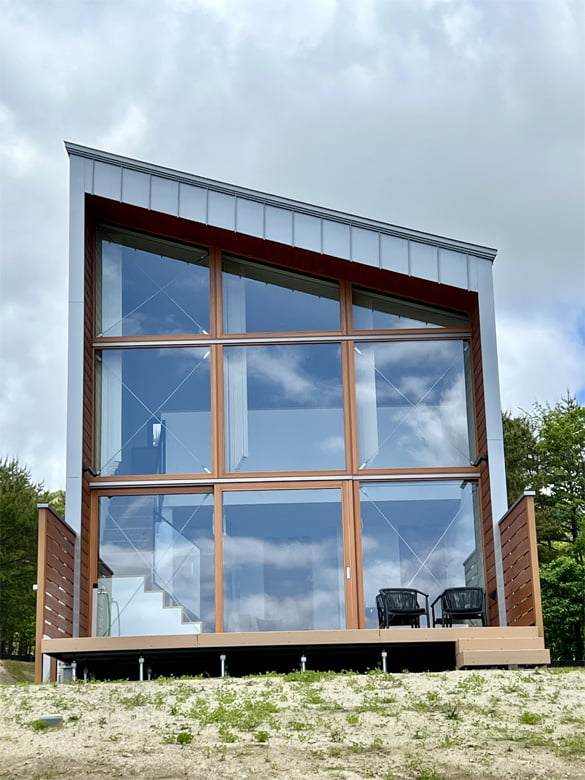 MADOBA<国産材でつくった木製窓> ヘーベシーベ/片引き⼾・引き違い⼾