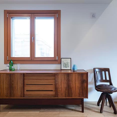 MADOBA<国産材でつくった木製窓> ドレーキップ窓/両開き