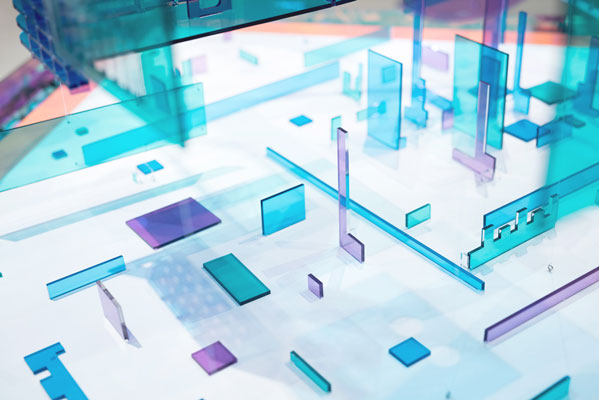 【光を透過するアクリルサイン】アイスメルトカット