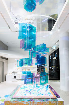 【光を透過するアクリルサイン】アイスメルトカット