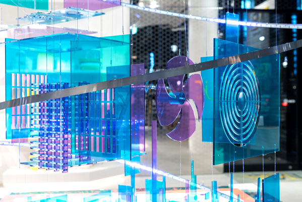 【光を透過するアクリルサイン】アイスメルトカット