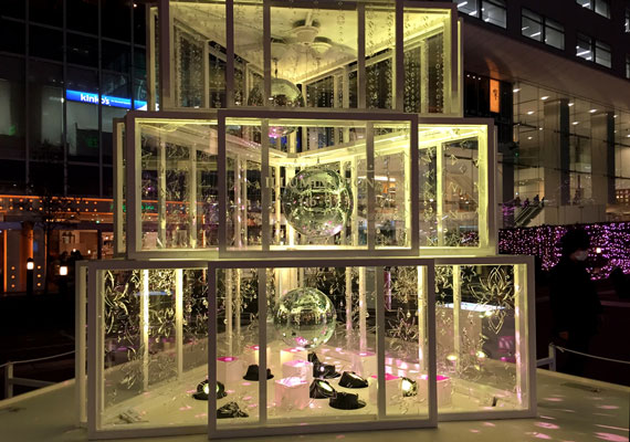 【光を透過するアクリルサイン】アイスメルトカット