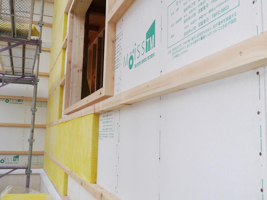 外壁の付加断熱工法専用32K高性能グラスウールボード【付加断ボード】