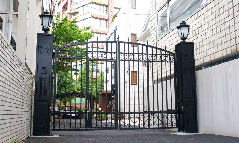 ロートアイアン・アルミ門扉