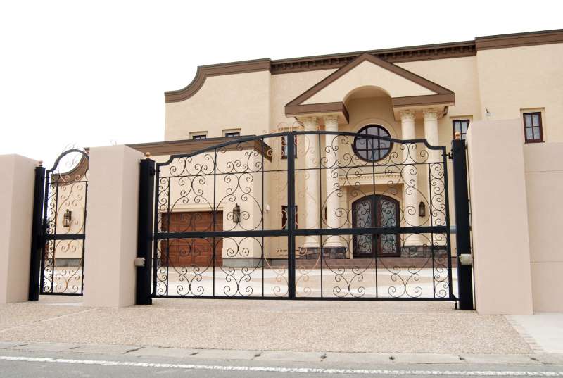 ロートアイアン・アルミ門扉