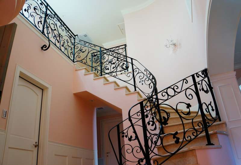 ロートアイアン・アルミ手摺