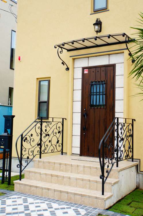 ロートアイアン・アルミ手摺