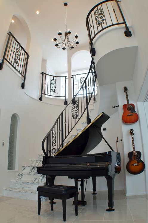 ロートアイアン・アルミ手摺