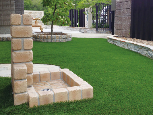 形状記憶リアル人工芝 メモリーターフ®