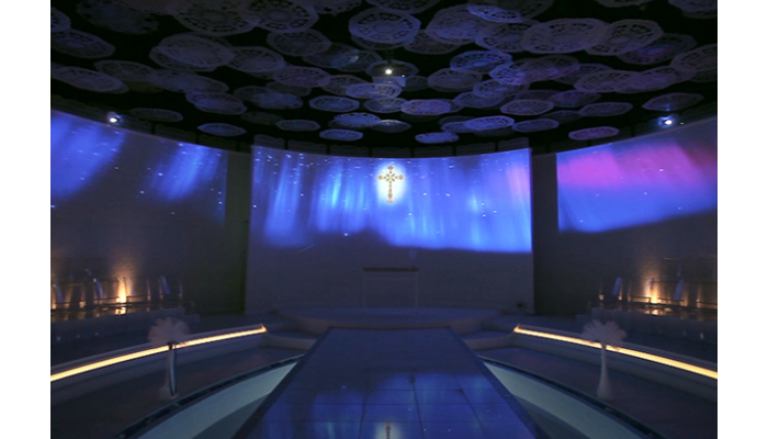 360°プロジェクションマッピング