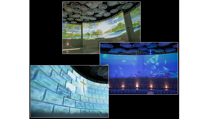 360°プロジェクションマッピング