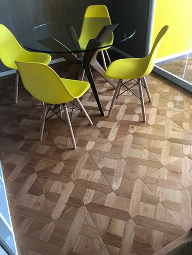 無垢フローリング ミルフィスクエアパーケット