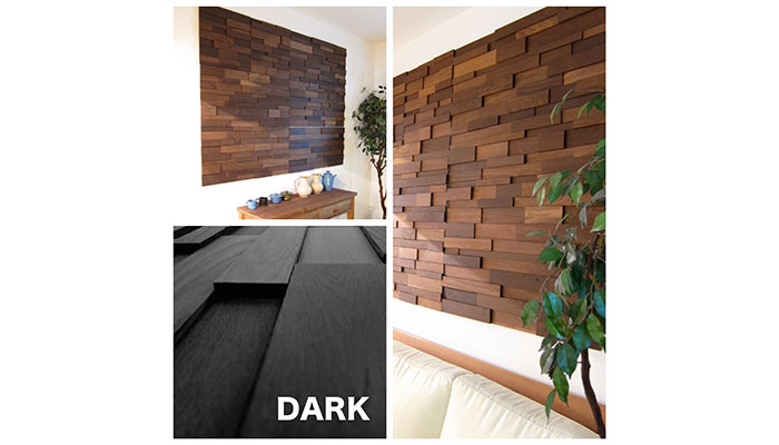 ウッドブリックウォールパネル