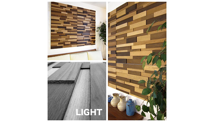 ウッドブリックウォールパネル