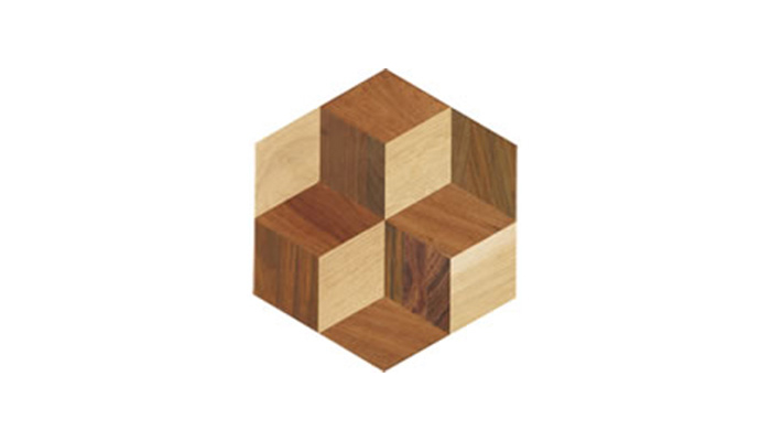 デザインフローリング【ヘキサゴンパーケット】