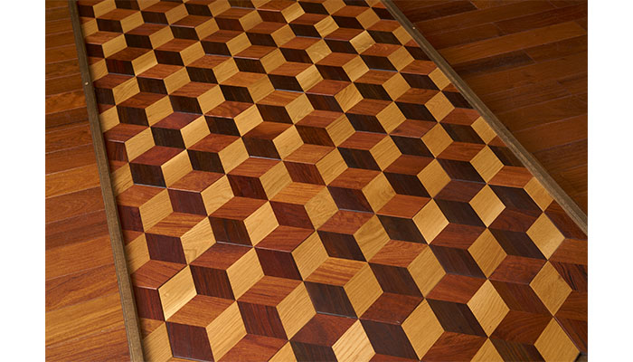 デザインフローリング【ヘキサゴンパーケット】