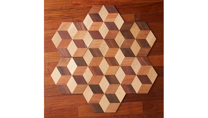 デザインフローリング【ヘキサゴンパーケット】