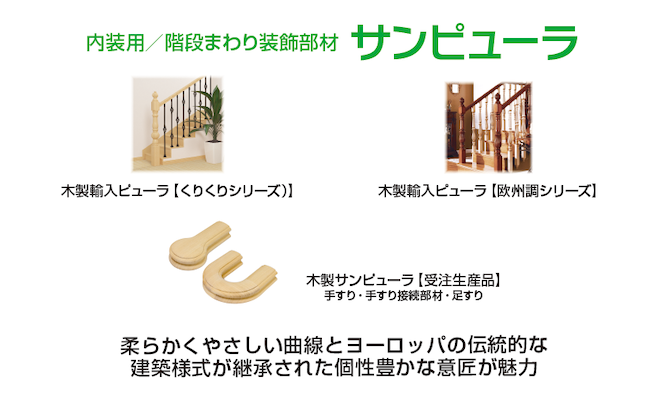 サンピューラ (階段まわり装飾部材)