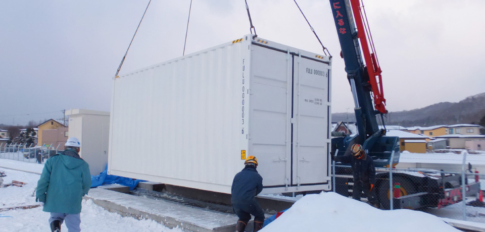 パワコン収納コンテナ「フルコン」
